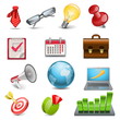 Vector business elements icons