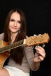 Young girl with guitar.