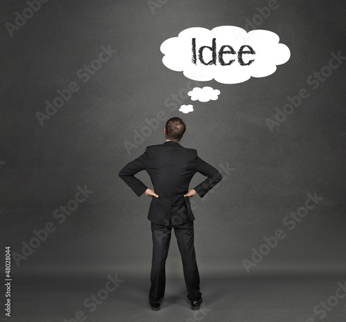 Photo: Mann mit Idee Mann mit Idee