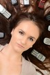 Girl and smartphone