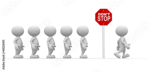 Illustration: Don't stop Don't stop