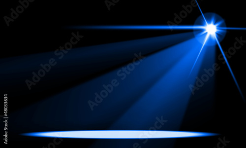 Photo: Stage lights. illustration. Stage lights. illustration.
