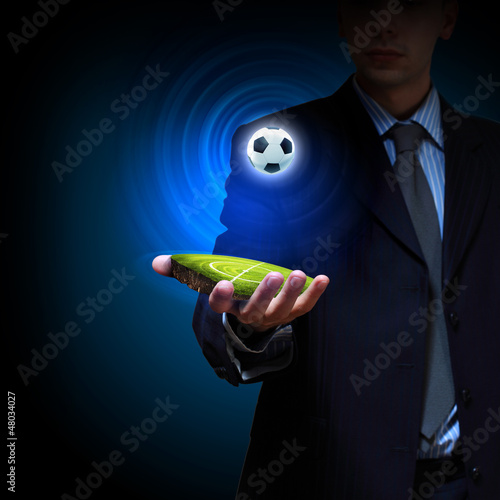 Photo: black and white soccer ball black and white soccer ball