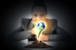 green plant on earth