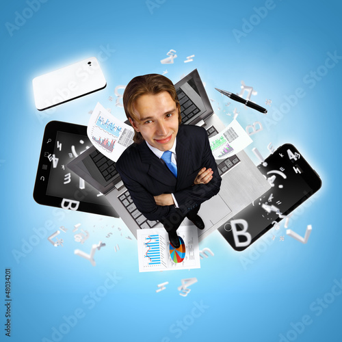 Photo: Modern technology illustration Modern technology illustration