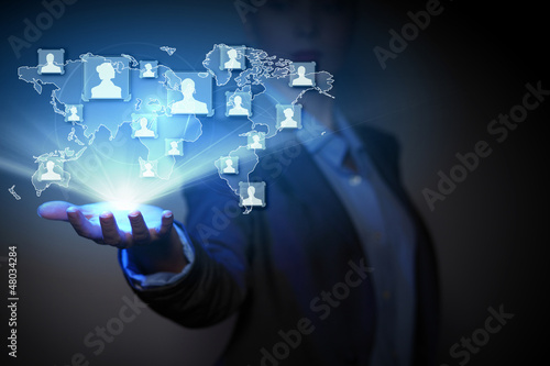 Photo: Modern wireless technology and social media Modern wireless technology and social media