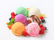 Assorted ice cream