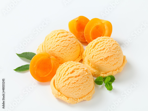 Photo: Apricot ice cream Apricot ice cream