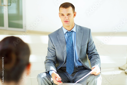 Photo: business interview business interview