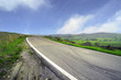 strada in collina