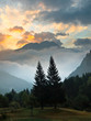 Sunrise over Les Deux Alpes