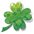 St Patrick Shamrock Luck Symbol Design-Quadrifoglio Fortuna