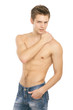 Strong man with a helathy body