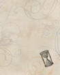 Sand clock illustration
