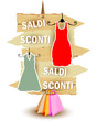 Vector: Cartello sconti Cartello sconti
