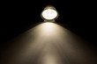 light beam from flashlight