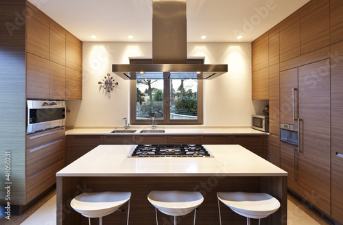 Photo: beautiful apartment, interior, kitchen beautiful apartment, interior, kitchen