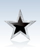 black silver star