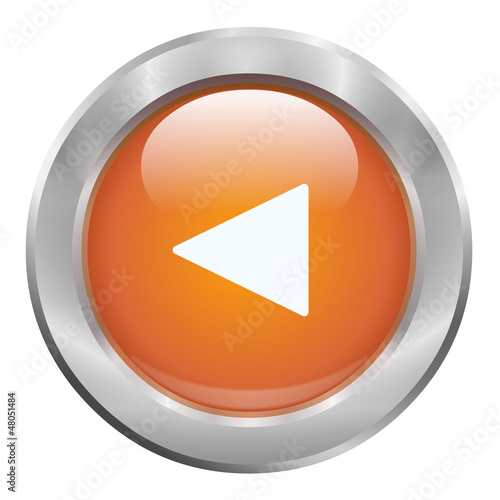 Illustration: Bouton orange précédant, retour Bouton orange précédant, retour