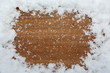 Grußkarte Hintergrund Winter