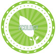 Abstract vector ecology stamp