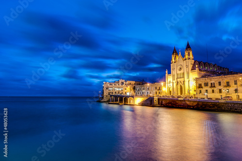 Photo: Our Lady of Mount Carmel in Balluta bay, Malta Our Lady of Mount Carmel in Balluta bay, Malta