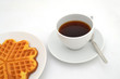 Foto: Kaffee mit Waffel Kaffee mit Waffel