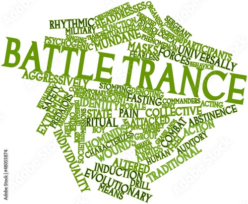 Illustration: Word cloud for Battle trance Word cloud for Battle trance