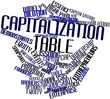 Word cloud for Capitalization table