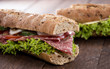 Fresh made Salami Sandwich
