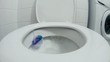 Using the toilet