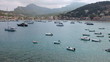 Beautiful bay in Port de Soller, Mallorca Island, Spain