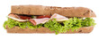 Fresh Sandwich isoalted on white