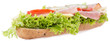 Ham Sandwich on white