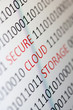 Secure cloud storage