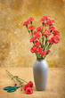 Carnations in Vase