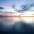 sunset at lake constance