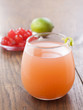 Photo: Refreshing tropical cocktail with fruit juice Refreshing tropical cocktail with fruit juice