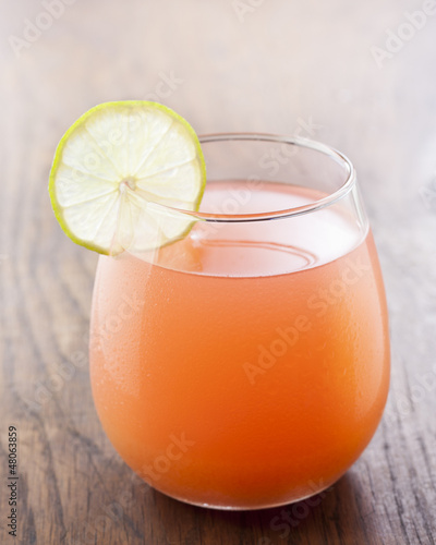 Photo: Refreshing tropical cocktail with fruit juice Refreshing tropical cocktail with fruit juice