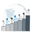 Successful business men vector