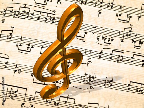Illustration: Violinschlüssel Violinschlüssel
