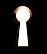 Old keyhole illustration