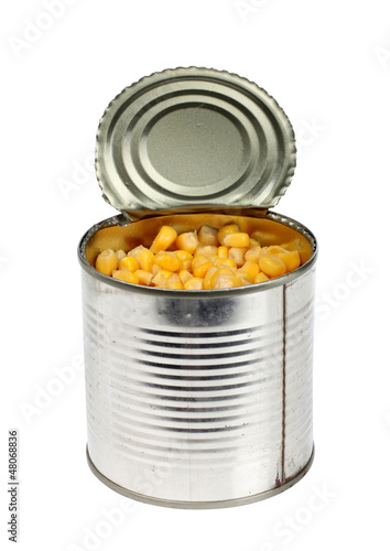 Photo: Corn in tin Corn in tin
