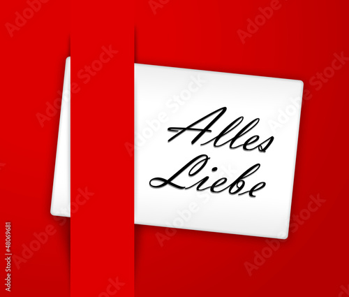 Illustration: Alles Liebe Alles Liebe
