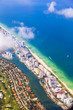 Photo: aerial of coastline Miami aerial of coastline Miami
