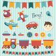 Scrapbook baby boy set