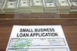 Approved small business loan application
