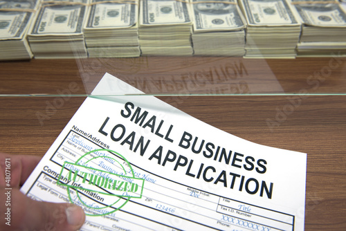Photo: Approved small business loan application Approved small business loan application