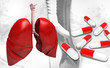 human lungs and capsules