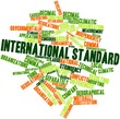 Word cloud for International standard